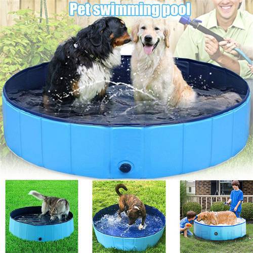 Portable Dog Swimming Pool Foldable Pet Bath Pool Collapsible Dog Bathtub Pet Bathing Tub Pool for Dogs Cats Pet Accessories