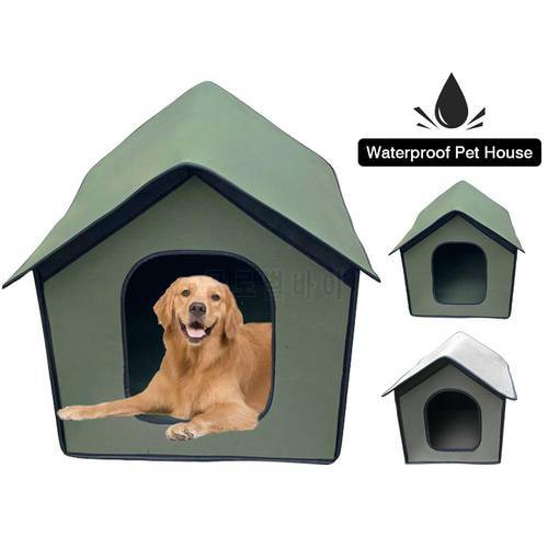 Pet Outdoor House Waterproof Weatherproof Cat House Foldable Pet Shelter for Pets