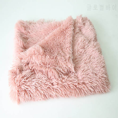 Pets Dogs Mat Fluffy Long Plush Blanket Winter Warm Fur Mattress Cover