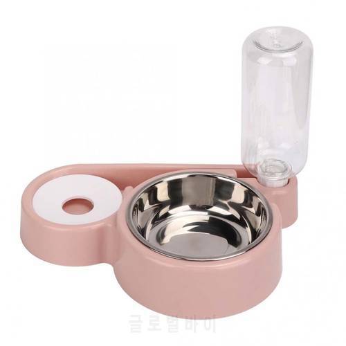Automatic Pet Feeder Stainless Steel Large Capacity Double Bowls Food Water Dispenser Cats Dogs Feeding Tool