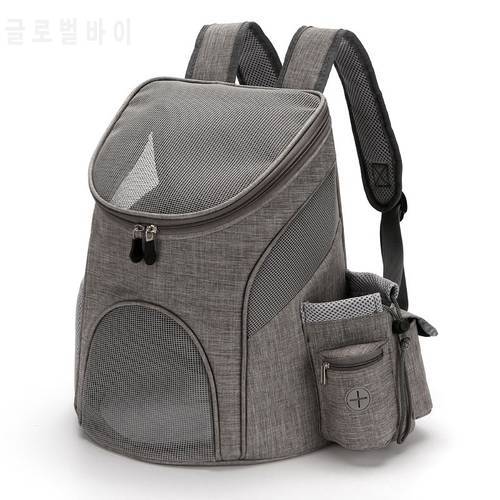 Big Space Breathable Dog Backpack High-quality Nylon Pet Cat Dog Carrier Bag Adjustable Shoulder Strap Pet Travel Backpack