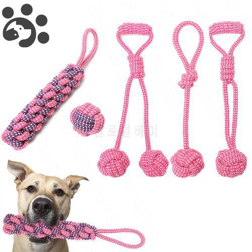 Large Dog Toys Set Cotton Rope Dog Chew Toy Durable Ball Toys for Large Medium Dogs Tug of War Toy for Pet Chewing Teeth Clean
