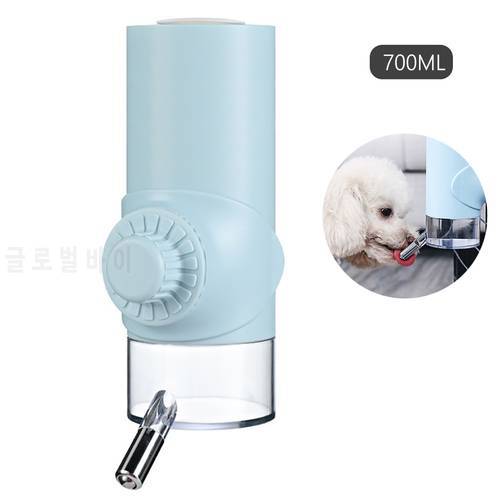 500/700ml Pet Cat And Dog Automatic Feeder Can Hang Dog Drinking Water Bottled Kitten Slow Feeding Water Container Supplies