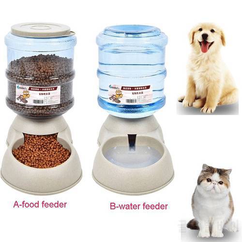 3.8L Pet Cat Dog Automatic Feeder Large Capacity Cat Dog Drinking Bowl For Dog Water Drinking Cat Feeding Dispenser Pet Supplies