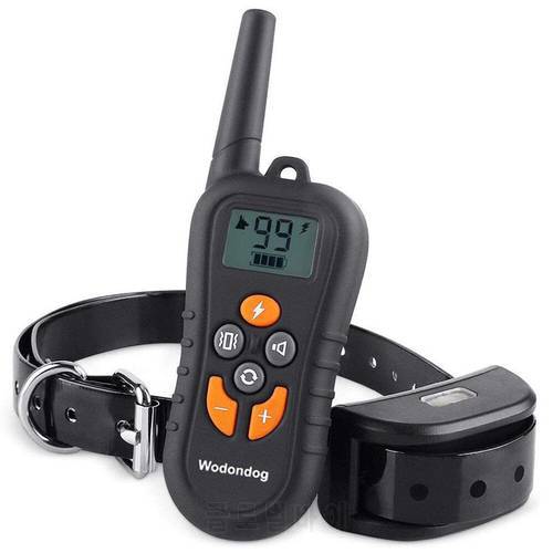 Pet Dog Training Collar with Beep Electric Shock Vibration Waterproof Reachargeable 500m Remote Control Dog Training Collar