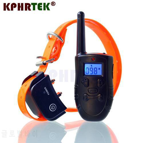 Retail Remote Pet Dog Training Electronic Collar Rechargeable 100 Levels Shock and Vibration Shipping 34