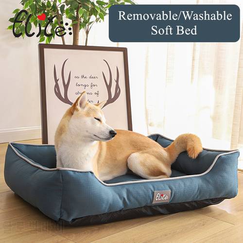 Pet Bed Warm Dog Bed Oxford Small Medium Dog Soft Pet Bed Removable Washable Sofa for Cats Dogs Puppy Cotton Kennel