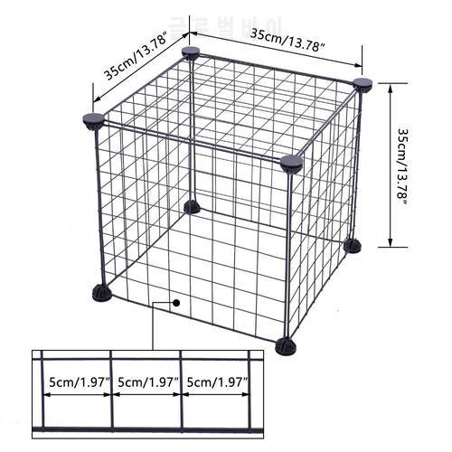 DIY Foldable Pet Playpen Crate Iron Fence Puppy Kennel House Exercise Training Puppy Kitten Space Dog Gate Supplies For Rabbit