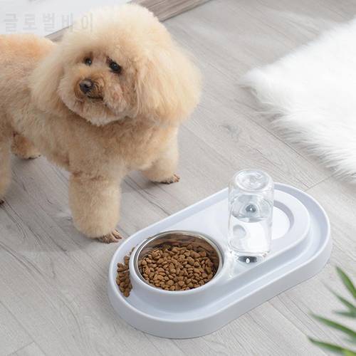 Automatic Pet Feeder 500ml Water Dispenser Cat Dog Drinking Bowl Dogs Feeder Dish Cat Feeding Watering Pet Supplies