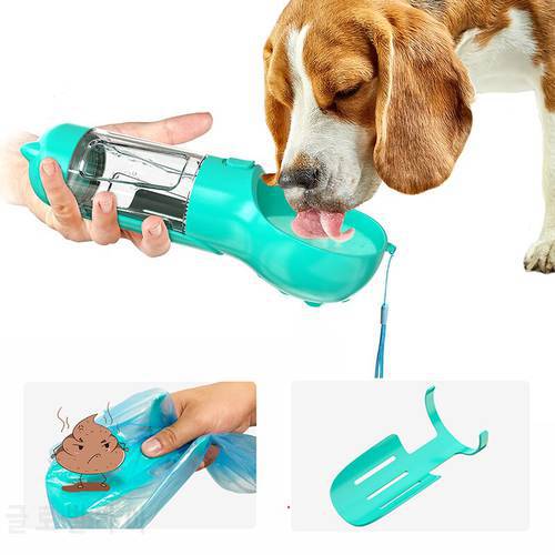 Pet Dog Water And Food Cup Portable Tumbler Multi-Functional Outdoor Travel Water Bottle Drinking Pet Products For Small Large