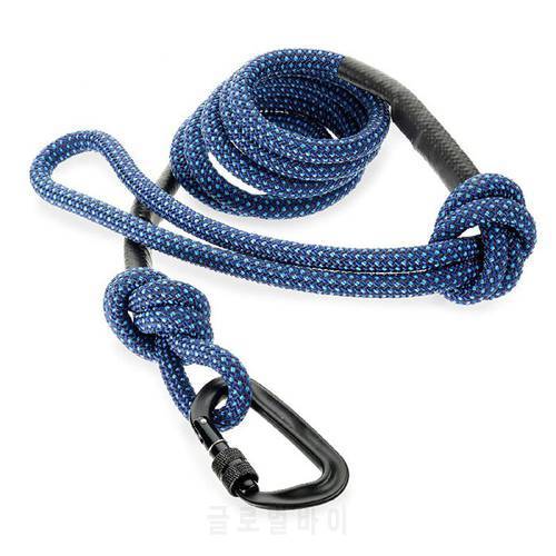 2021 Dog Leash Reflective Heavy Duty Climbing Rope Leash For Medium Large Dog Nylon Rope Training Leash Slip Lead Strap