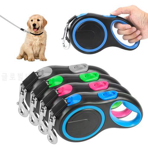 3/5/8M Nylon Retractable Long Strong Pet Leash Automatic Extending Big Dog Walking Leash Leads Dog Leash Rope For Large Dogs