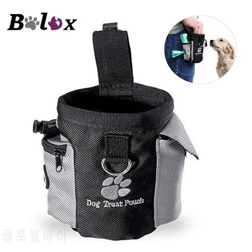 Dog Treat Pouch Drawstring Carries Pet Toys Food Poop Bag Pouch Pet Hands Free Training Waist Bag Pet Product