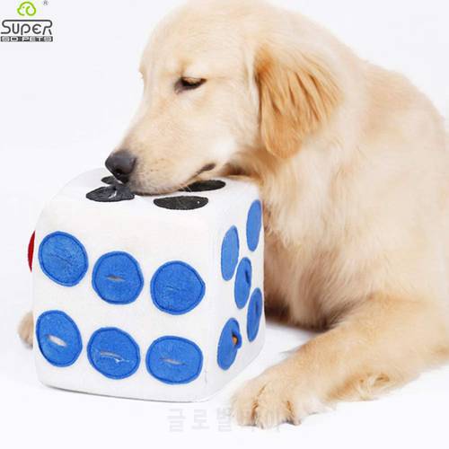 Washable Pet Sniffing Carpet Dog Smelling Training Toys Interactive IQ Training Toy Colored Dice Shape Pet Accessories