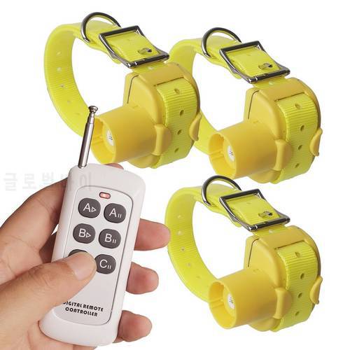 With 3 Collars Beeper Remote Control Dog Training Collar for Hunting Dog Within Rechargeable Tracking Collars BNF