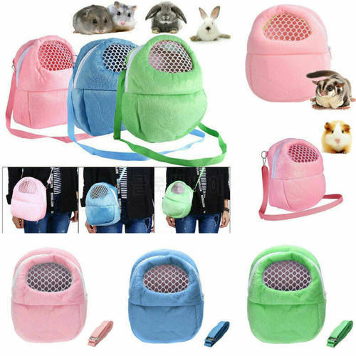 New Cat Carriers Small Pet Carrier Hamster Travel Warm Bags Cages Guinea Pig Carry Pouch Bag Solid Zipper Hole 2020