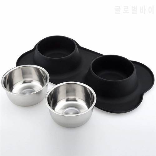 Non-slip Cat Bowls Double Pet Bowls With Stand Pet Food And Water Bowls For Cats Dogs Feeders Pet Products Cat Bowl
