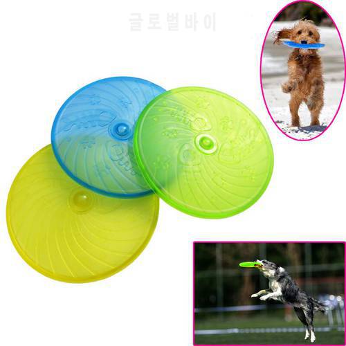 Plastic Pets dog Flying Disc Outdoor Playing Toy Resistance to bite Toys For Pet Cat Supplies Dog Training