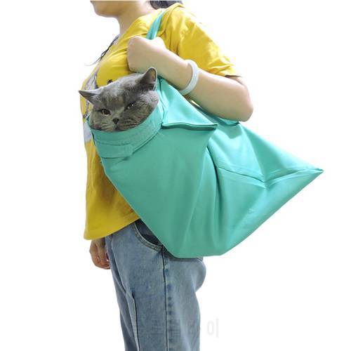 Canack Ravel Handbag Foldable Cat Carrier Bag Outdoor Single Shoulder Bag And Tote For Small Pet Puppy Cats High Quality