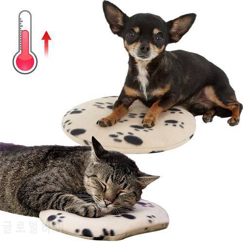 Pet Heating Pad Portable BiteResistant Electric Warming Bed Microwavable Animal Warmer Pad With Replacement Cover For Cats Puppy