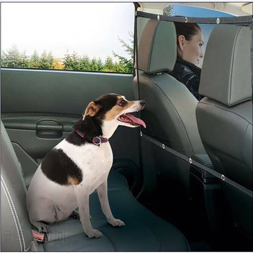 Pet Car Barrier Mesh Dog Car Divider Net Safety Outdoor Travel Isolation Net Back Seat Barrier Guard Keep Driving Safe Products