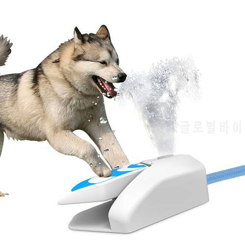 Big deal Automatic Dog Water Feeder Outdoor Pet Dog Water Fountain Puppy Cat Dog Step Spray Foot Pedal Drinking Dispenser