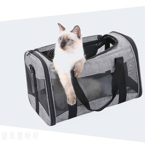 Portable Dog Cat Carrier Bag Breathable Puppy Kitten Travel Bag Foldable Pet Handbag for Cats Dogs Outdoor Backpack Pet Supplies