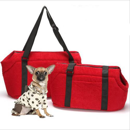 Classic Dog Cat Shoulder Bag Soft Cotton Portable Pet Handbag Comfortable Travel Dog Carrier Bag For Small dog Shipping