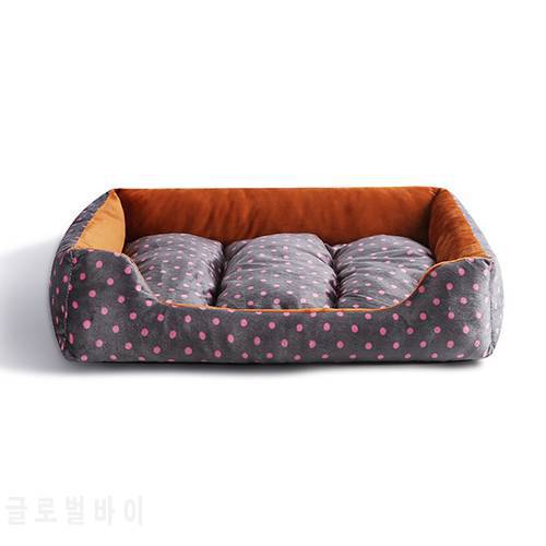 Winter Warm Large Dog Soft Bed Comfortable Kennel For Pet Cama Para Cachorro High Quality House For Cat Wash Pet Products