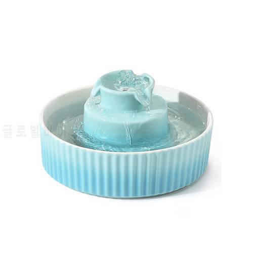 Drinking Fountain Ceramic Pet Drinking Fountain Cat Water Fountains Pet Water Dispenser With Filters For Cats Dogs
