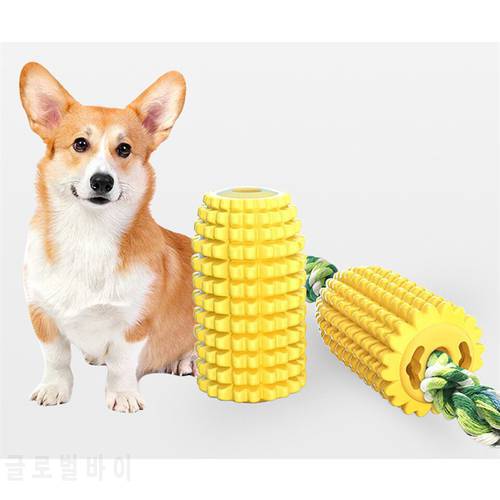 Dog Teeth Grinding Gnawing corn Teeth Clean Dog Tooth brush Chewing Pet Toy Dog Bite Resistant Molar Training Grinding Dog toys