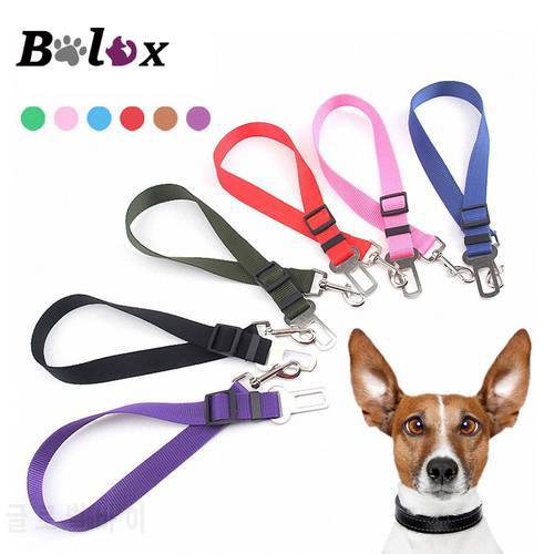 Pet Dog Car Seat Belts for Harness Vehicle Puppy Adjustable Leader Clip Dog Supplies Safety Dropshipping Pet Products