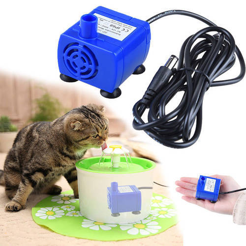Pet Water Fountain Pump Replacement Submersible For Dog Cat Drinking Feeding AC 220V 3W 5W For Fish Tanks Plants Supplies Tool