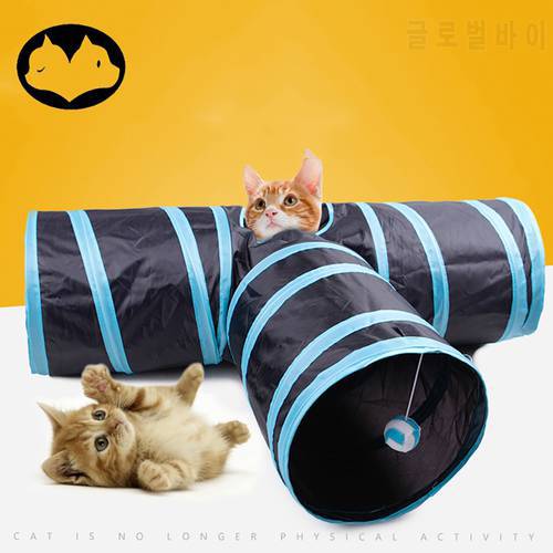 Cute Cat Toy Tunnel for Cats Interactive Cat Toys Tunnel Pet Product Cave Kitten Toy for Cats Funny Cat Accessories