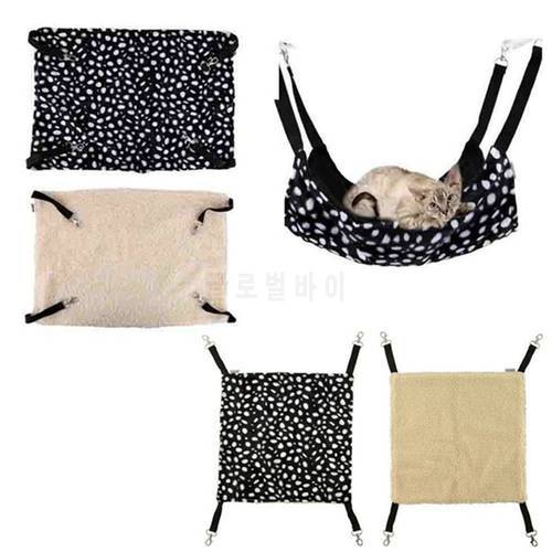 Warm Hanging Cat Bed Mat Soft Cat Sleeping Bag Winter Hammock Pet Kitten Cage Bed Cover Cushion Pet Supplies