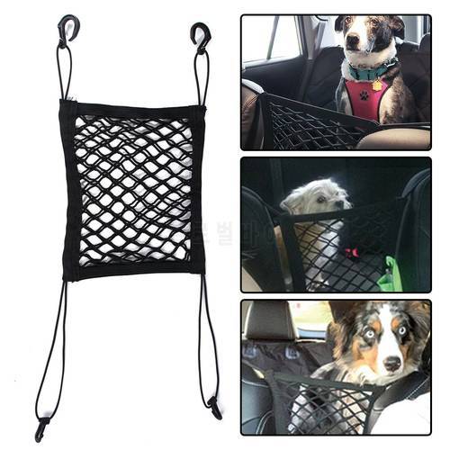 Pet Barrier Safety Net Universal Heavy Duty Portable Car Front Seat Dog Barrier for Cars Trucks Vehicles