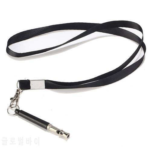 Hot Sale Dog Whistle to Stop Barking Adjustable Pitch Ultrasonic Training Tool Dog Bark Control Whistle with Free Lanyard Straps