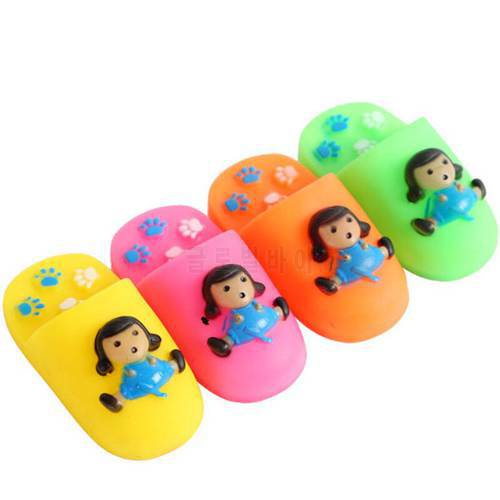 Pet Dog Squeak Toys Slipper Shaped Sound Chew Play Toy for Pet Cats Puppy Teeth Cleaning Funny Squeaker Toy Dog Products