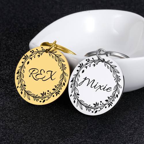 Personalized Tags Anti-lost Dog ID Tags Gifts for Dog Lovers Pet Collar Tags for Dog Owner Engraved Pet Tag New Puppy Tag Gifts