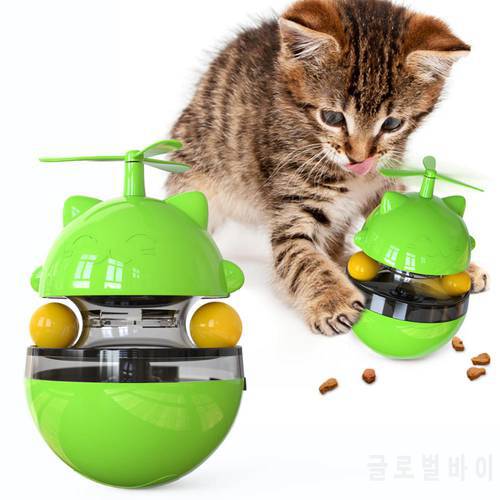 Whirlwind Cat Toys Tumbler Cat Feed Toys Cat Turntable Toy Puzzle Toy Pet Supplies