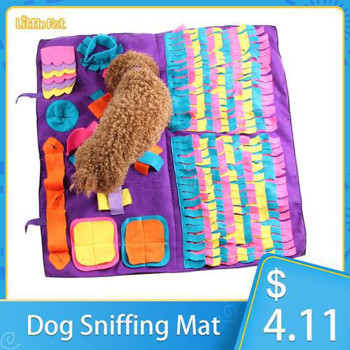 Dog Sniffing Mat Carpet Olfactory Dog Puzzle Toys Snuffle Mat Dog Feeding Mat Dig Dog Mat Smell Training For Dog Stress Relief