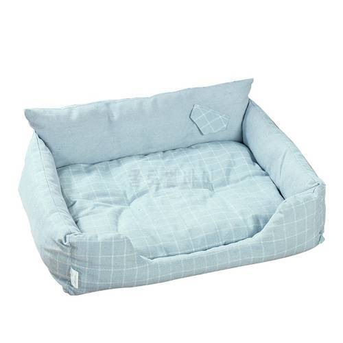 Dog Bed Dogs Pet House Waterproof Bottom Soft Warm Cat Bed Sofa House Winter Large Medium And Small Cotton Dog House Mat S-XL