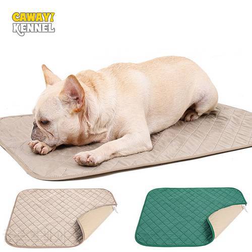 CAWAYI KENNEL Pet Dog Mats Diaper Pad Waterproof Breathable Natural Bamboo Fiber Odor-proof Moisture-proof Pad for Dogs Cats