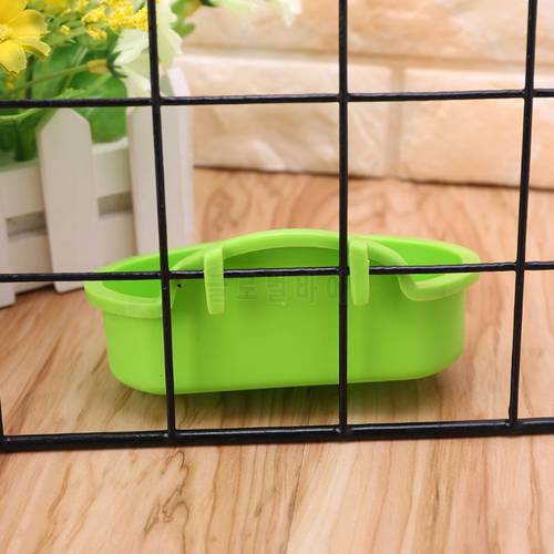 Bird Hamster Bowl Small Pet Cage Hanging Drink Food Feeder Feeding Bathing Tools Durable Non-Toxic and Harmless dropshipping