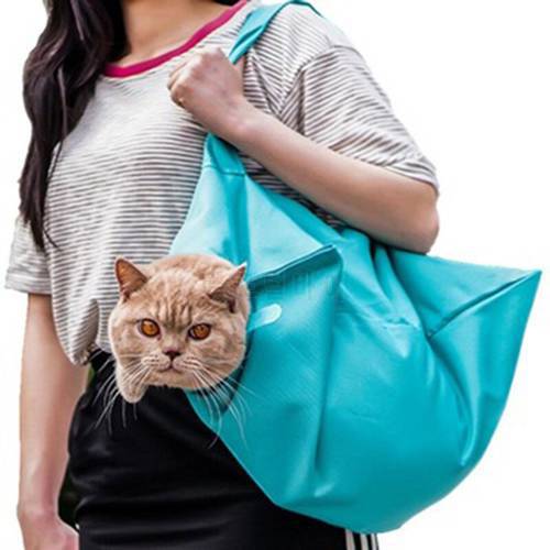 Cat Bag Outdoor One-shoulder portable travel backpack Pet Pouch Tote Breathable Puppy Cat Travel Bag Backpack Pet Carrier