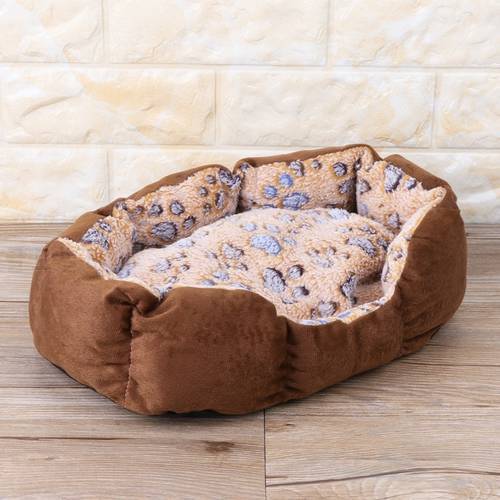 New Hot New Lovely Little Dog Beds/Mats Soft Flannel Pet Dog Puppy Cat Warm Plush Bed Cozy Nest Mat