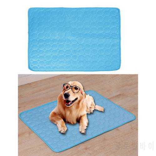 Dog Cooling Mat Ice Pad Pet Large Size Ice Silk Cool Pet Summer Cat Cooling Blanket Cushion Indoor Seat Puppy Pet Mat 2021 New