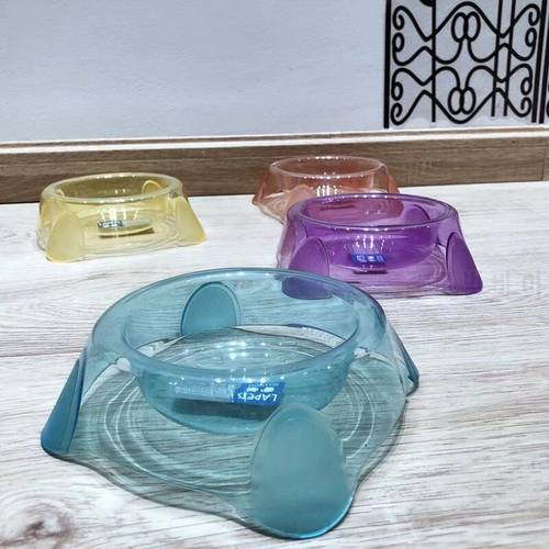Healthy Cat Food Bowl Pet Dog Non-Slip Water Feeder Nice Candy Color Portable and Practical Pet Products