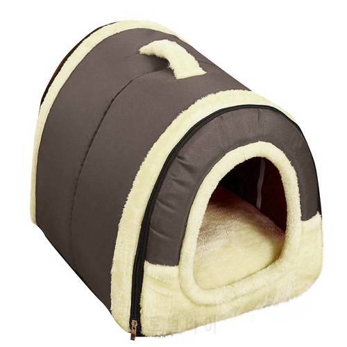 Comfortable Plush Kennel Dogs Pet Litter Mats Deep Sleep PV Cat Litter Sleeping Bed Vintage Decoration Chambre Doghouse