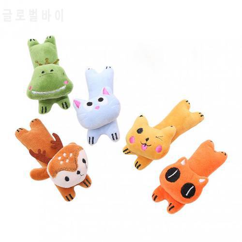 1PCS Cat Toys Animal Modeling Toys Funny Interactive Plush Cat Toy Pet Kitten Chewing Vocal Toy Thumb Bite Cat Mint Cat Supplies